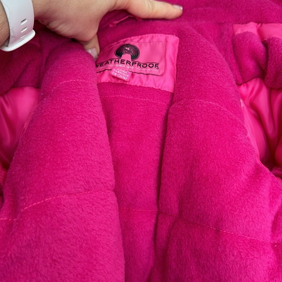 18M hot pink Snowbibs and matching coat - Picture 5 of 6